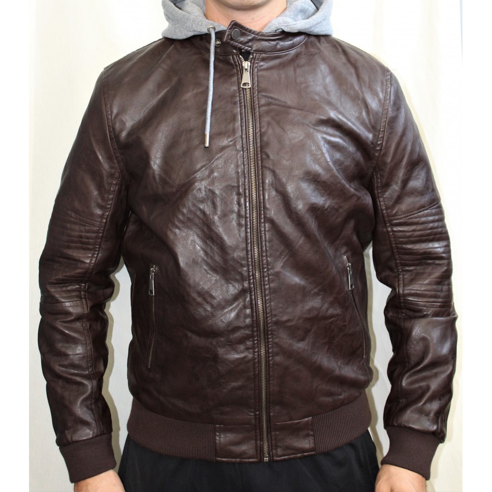 LEATHER BROWN WITH INVESTMENT 0221-05-01
