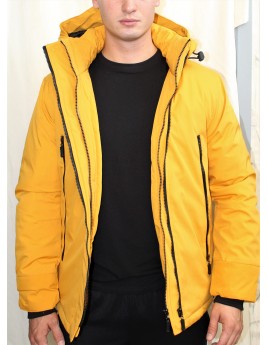MEN'S Hooded Jacket 0221-05-02 AVAILABLE IN BLACK AND BLUE (NAVY)