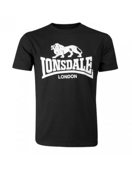 ΜΑΥΡΟ ΑΠΛΟ T-SHIRT LONSDALE